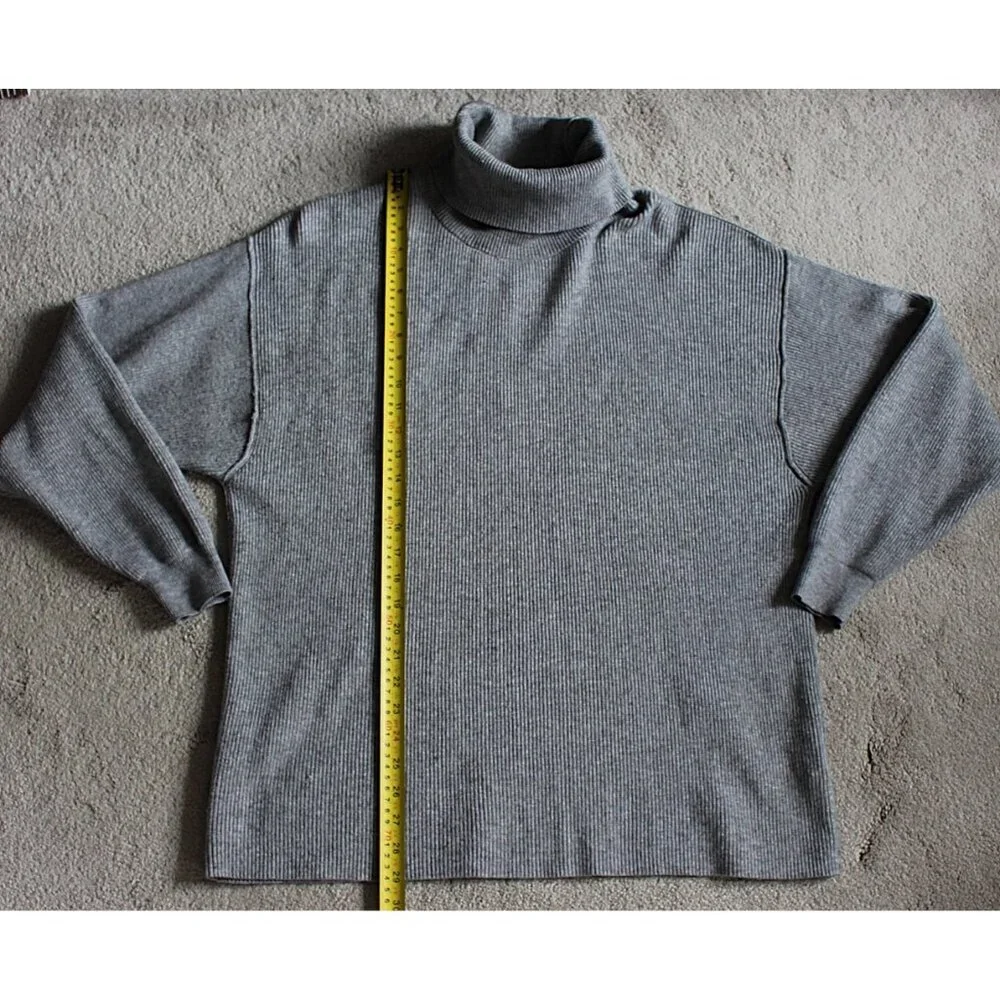 Free People - Softly Structured Turtleneck Tunic in Grey, sz Medium